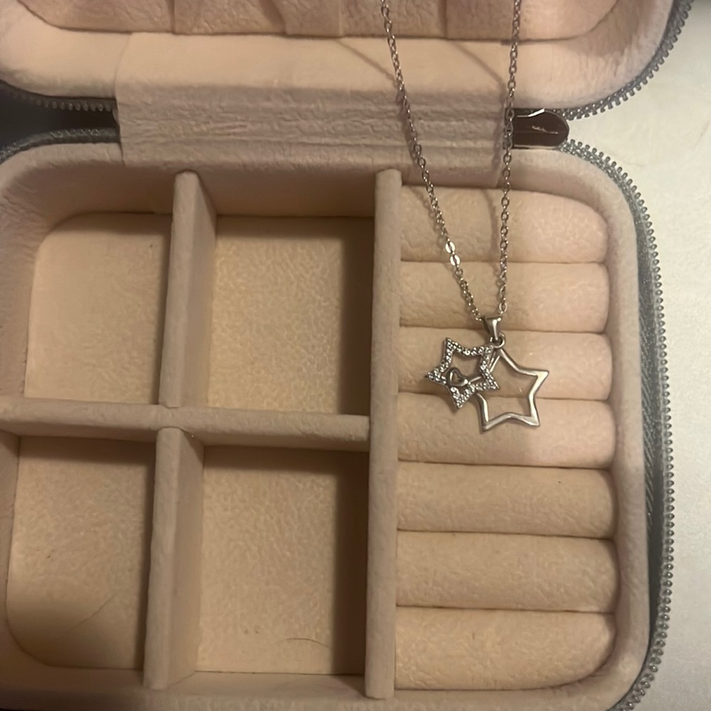 .925 Sterling Silver Star necklace